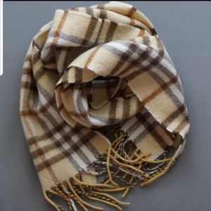 Classic Burberry kids cashmere scarf